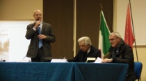 Da sinistra: Gianluca Angelelli, Furio Colombo e Giancarlo Contessa